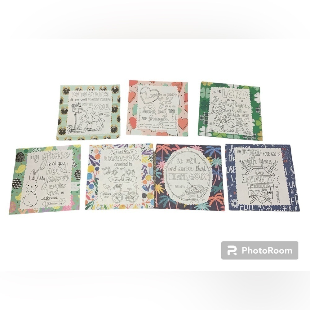 NEW Handmade Verse of the Month board Family Bible verses monthly calendar NWOT - Picture 2 of 9